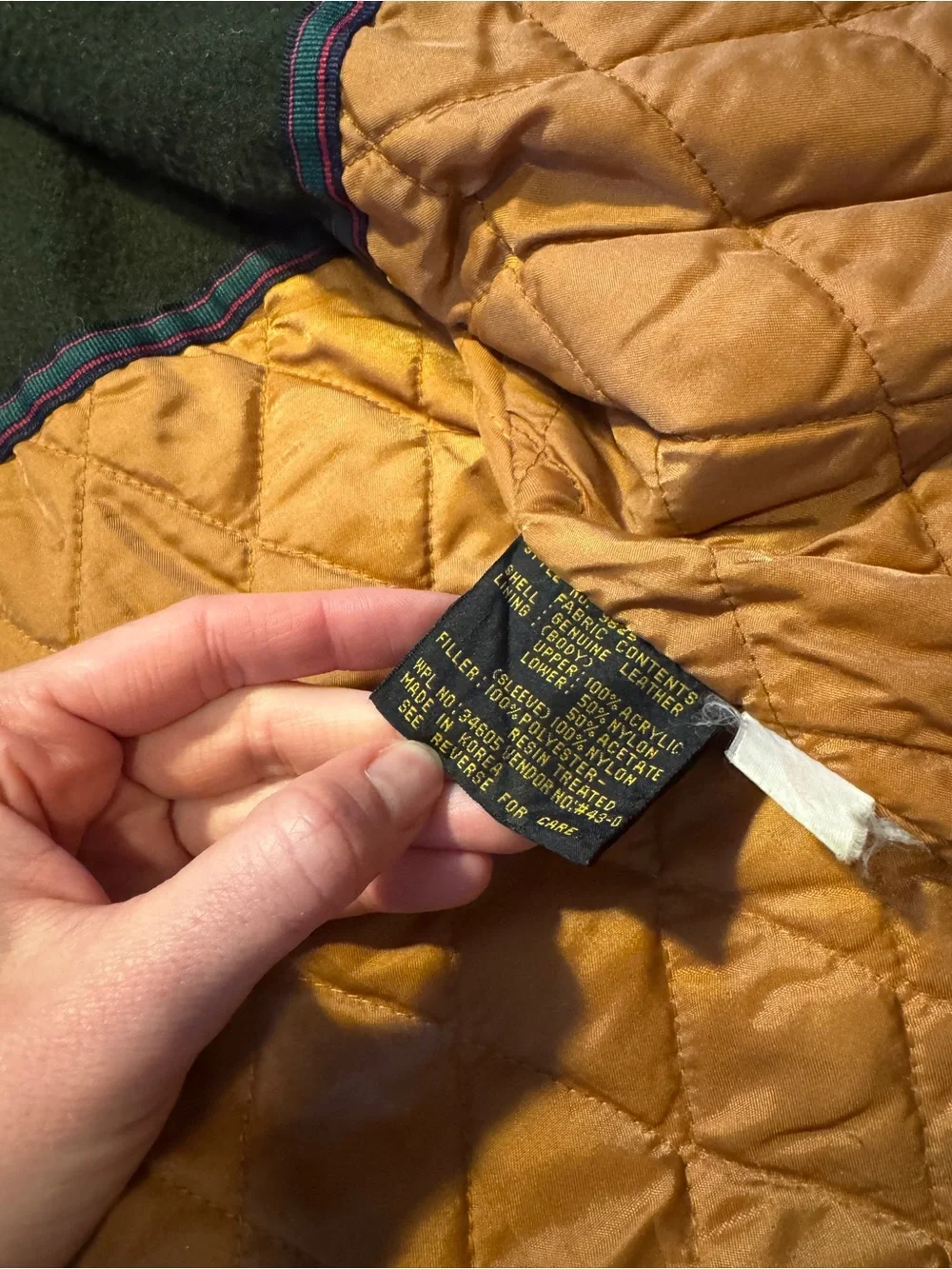 Levi's Brown Leather Military Field Jacket